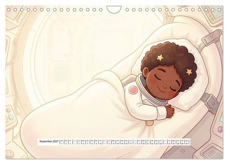 Produktbild: Kleine Astronauten (Wandkalender 2027 DIN A4 quer), CALVENDO Monatskalender