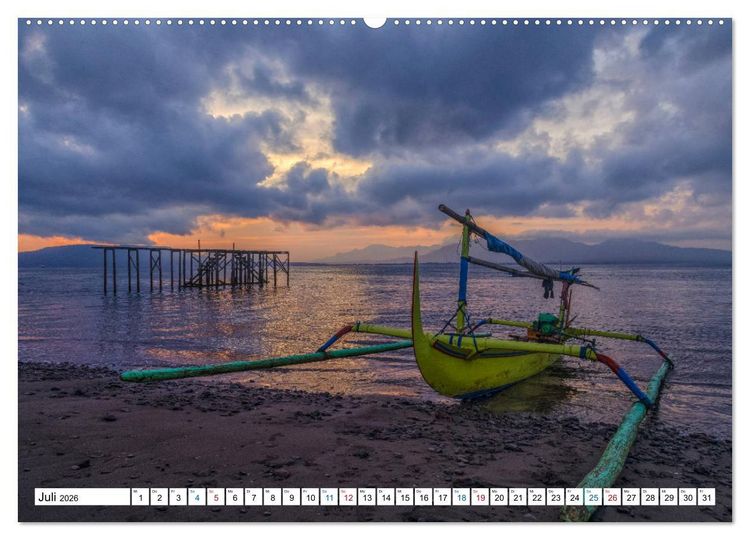 Produktbild: Java, Indonesische Insel im Feuerring (hochwertiger Premium Wandkalender 2026 DIN A2 quer), Kunstdruck in Hochglanz
