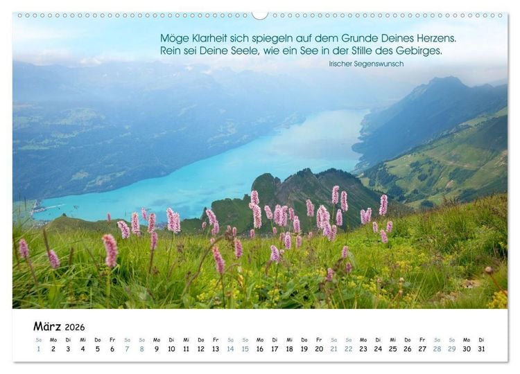 Produktbild: Christliche Bildpoesie 2026 (Wandkalender 2026 DIN A2 quer), CALVENDO Monatskalender