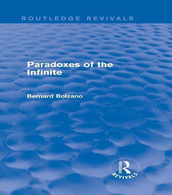 Produktbild: Paradoxes of the Infinite (Routledge Revivals)