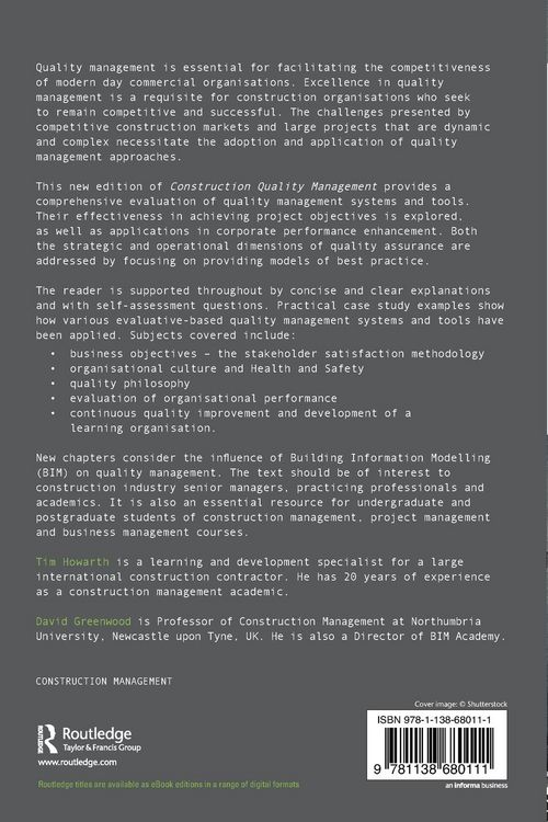 Produktbild: Construction Quality Management