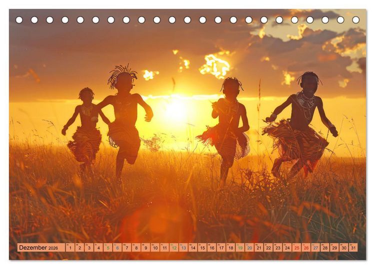 Produktbild: Afrikas urt&uuml;mliche Sch&ouml;nheit (Tischkalender 2026 DIN A5 quer), CALVENDO Monatskalender