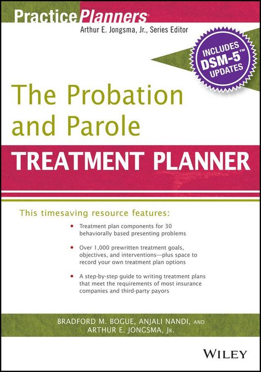 Produktbild: The Probation and Parole Treatment Planner, with Dsm 5 Updates