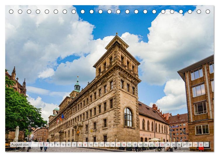 Produktbild: N&uuml;rnberg Impressionen (Tischkalender 2026 DIN A5 quer), CALVENDO Monatskalender