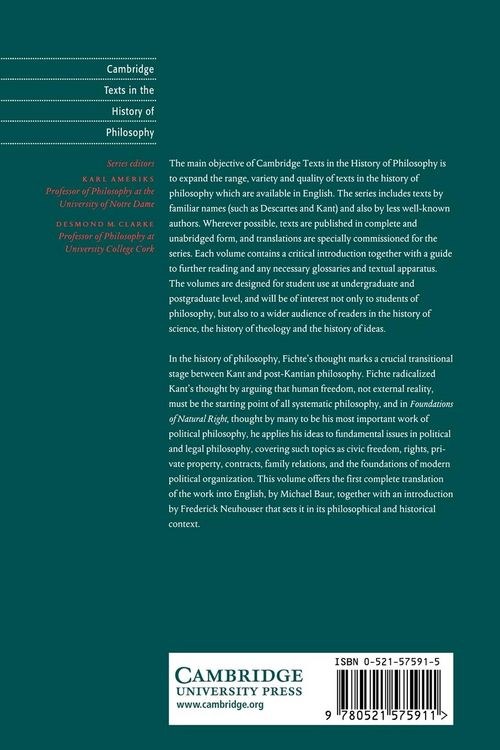 Produktbild: Foundations of Natural Right