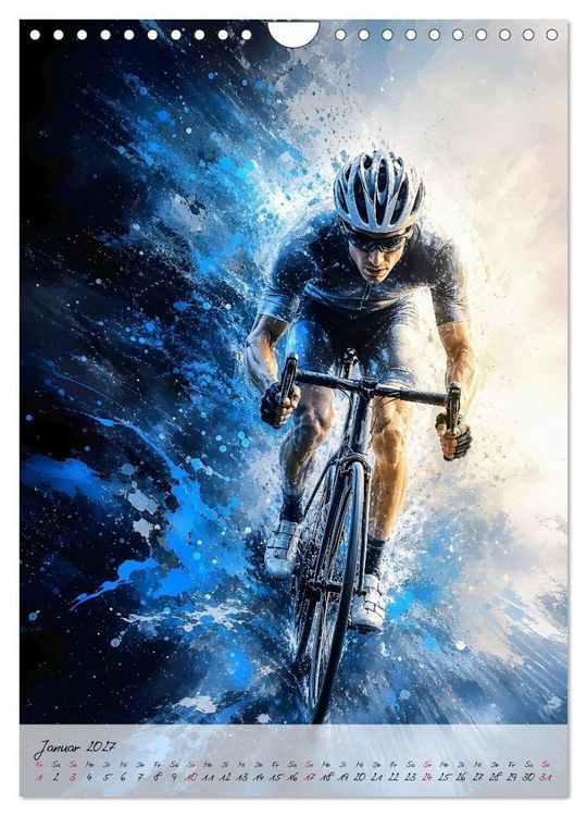 Produktbild: Herzschlag 180 - Wenn Rennradsport zur Kunst wird (Wandkalender 2027 DIN A4 hoch), CALVENDO Monatskalender