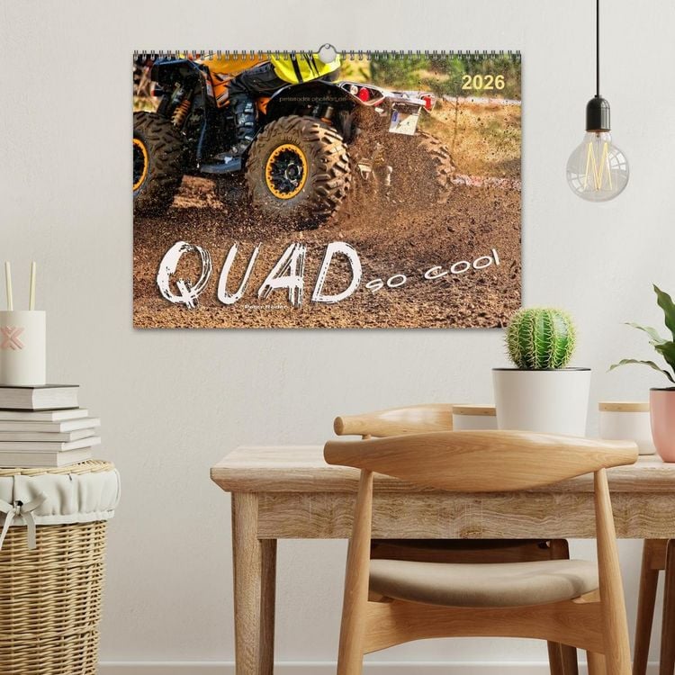 Produktbild: Quad - so cool (Wandkalender 2026 DIN A3 quer), CALVENDO Monatskalender