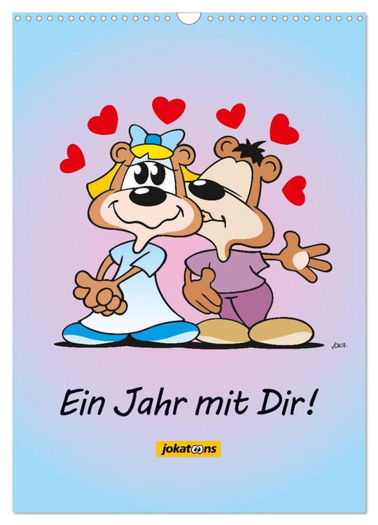 Produktbild: Ein Jahr mit Dir! (Wandkalender 2026 DIN A3 hoch), CALVENDO Monatskalender