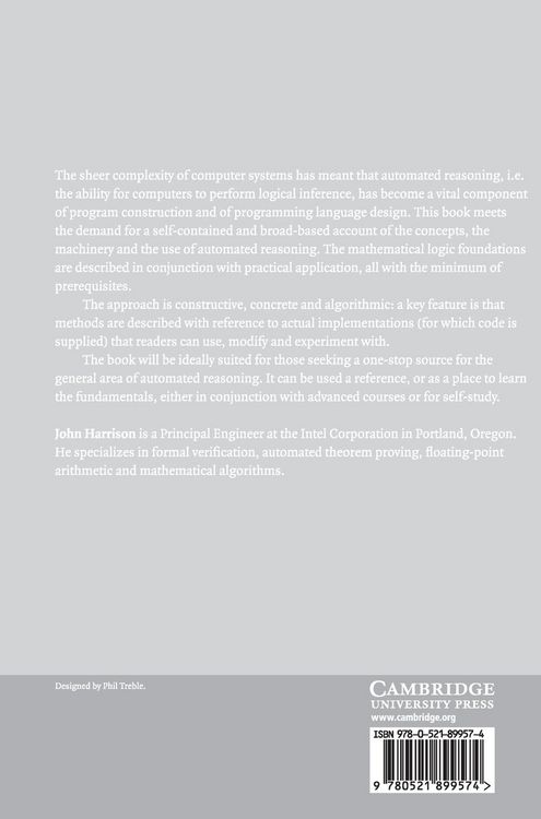 Produktbild: Handbook of Practical Logic and Automated Reasoning
