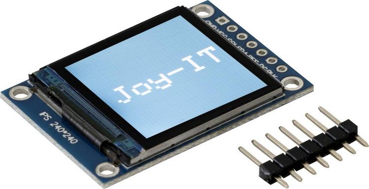 Produktbild: Joy-it Display-Modul 3.3cm (1.3 Zoll) 240 x 240 Pixel inkl. SBC-Aufnahme