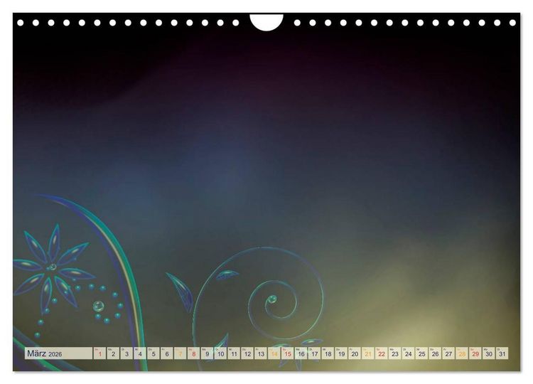 Produktbild: Kalender, Fotos selbst einkleben, selbst gestalten (Wandkalender 2026 DIN A4 quer), CALVENDO Monatskalender