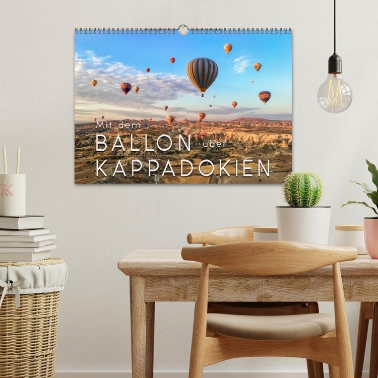 Produktbild: Mit dem Ballon &uuml;ber Kappadokien (Wandkalender 2026 DIN A3 quer), CALVENDO Monatskalender