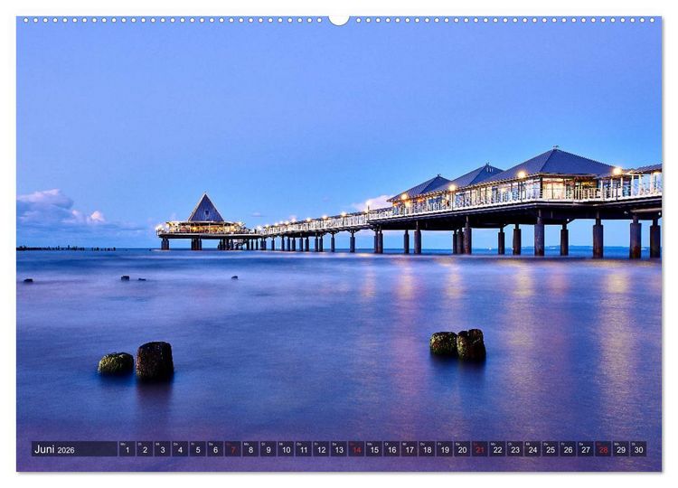 Produktbild: Sch&ouml;ne Ostsee - Impressionen &uuml;bers Jahr (Wandkalender 2026 DIN A2 quer), CALVENDO Monatskalender