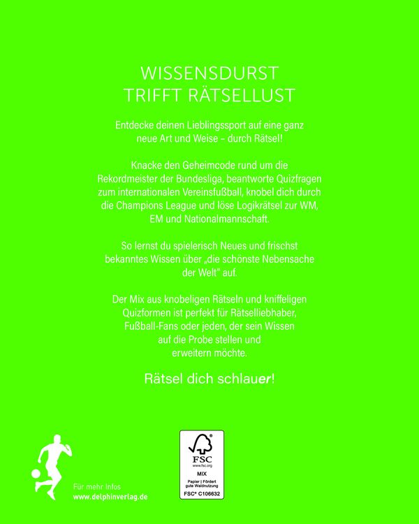 Produktbild: Fu&szlig;ball I Wissen in R&auml;tseln