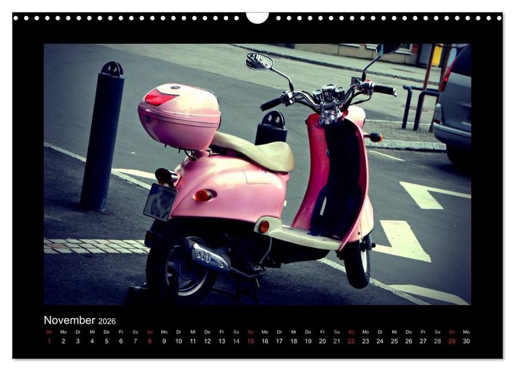 Produktbild: Motorroller (Wandkalender 2026 DIN A3 quer), CALVENDO Monatskalender