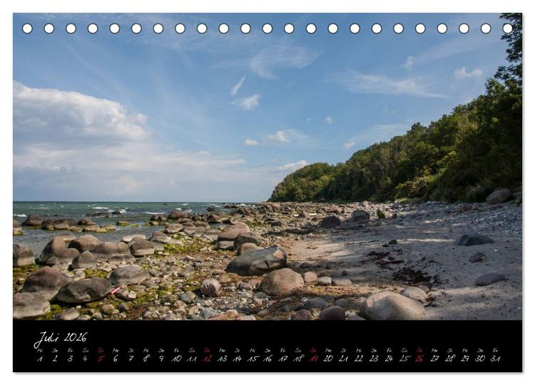 Produktbild: Sassnitz und R&uuml;gen (Tischkalender 2026 DIN A5 quer), CALVENDO Monatskalender