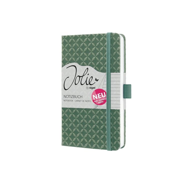 Produktbild: SIGEL JN140 Notizbuch Jolie, Natural Green, ca. A6, liniert