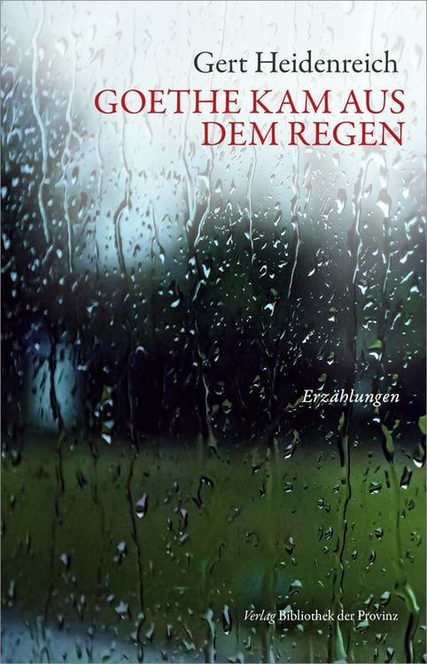 Produktbild: Goethe kam aus dem Regen