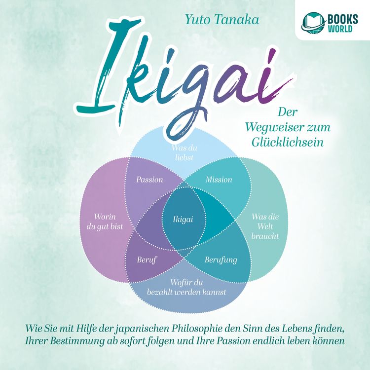 Produktbild: IKIGAI - Der Wegweiser zum Gl&uuml;cklichsein: Wie Sie mit Hilfe der japanischen Philosophie den Sinn des Lebens finden, Ihrer Bestimmung ab sofort folgen und Ihre Passion endlich leben k&ouml;nnen