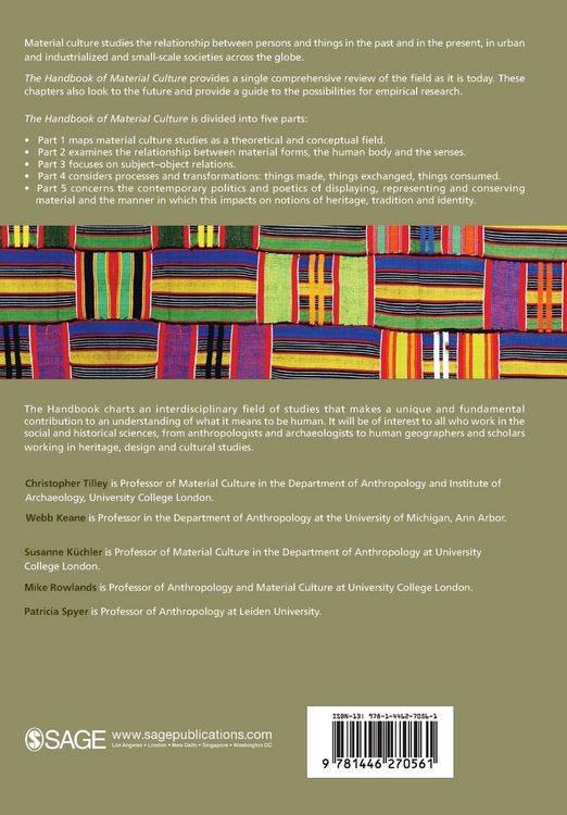 Produktbild: Handbook of Material Culture
