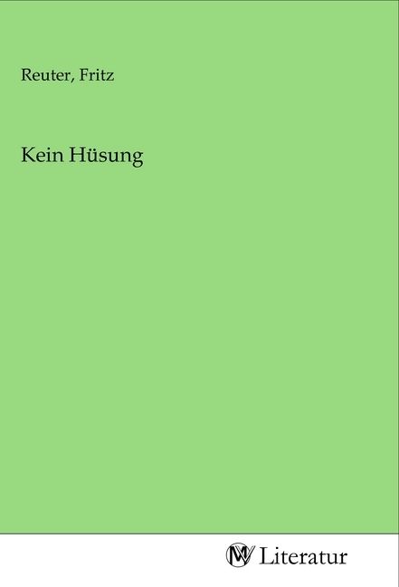 Produktbild: Kein H&uuml;sung