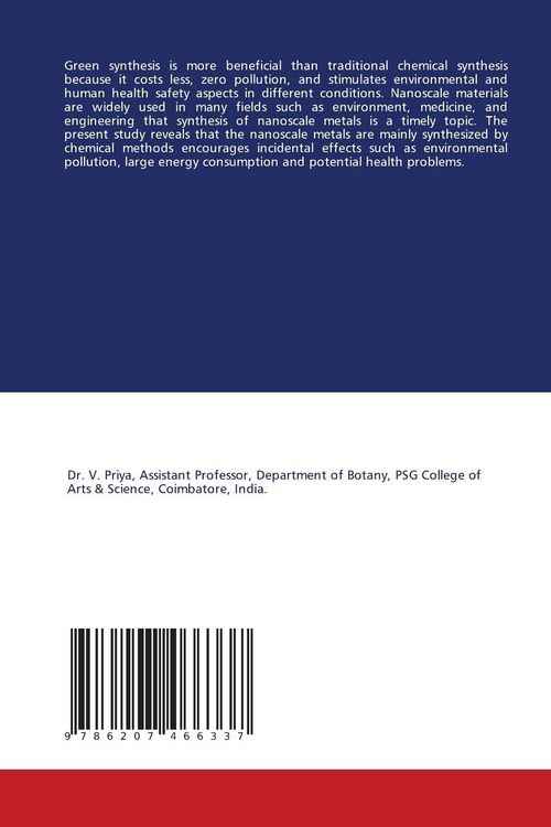 Produktbild: Green Biosynthesis Of Silver Nanoparticles Using Stemodia Viscosa