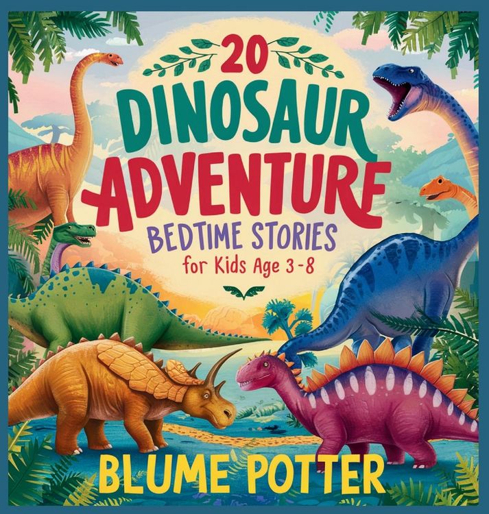 Produktbild: 20 Dinosaur Adventure Bedtime Stories For Kids Age 3 - 8