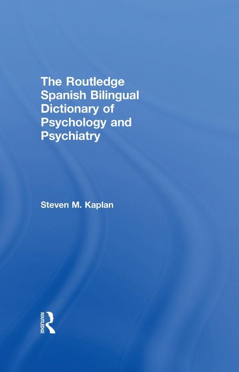 Produktbild: The Routledge Spanish Bilingual Dictionary of Psychology and Psychiatry