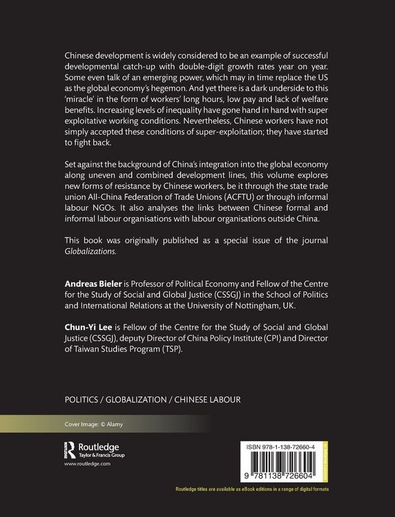 Produktbild: Chinese Labour in the Global Economy