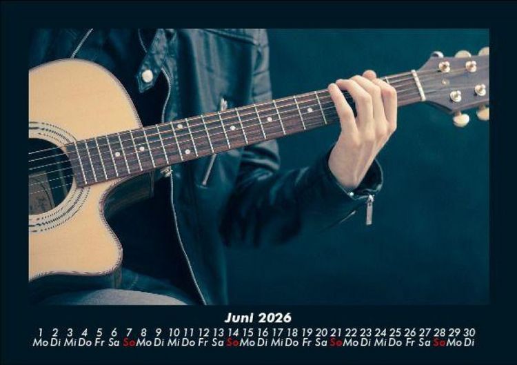 Produktbild: Musik 2026 Fotokalender DIN A5