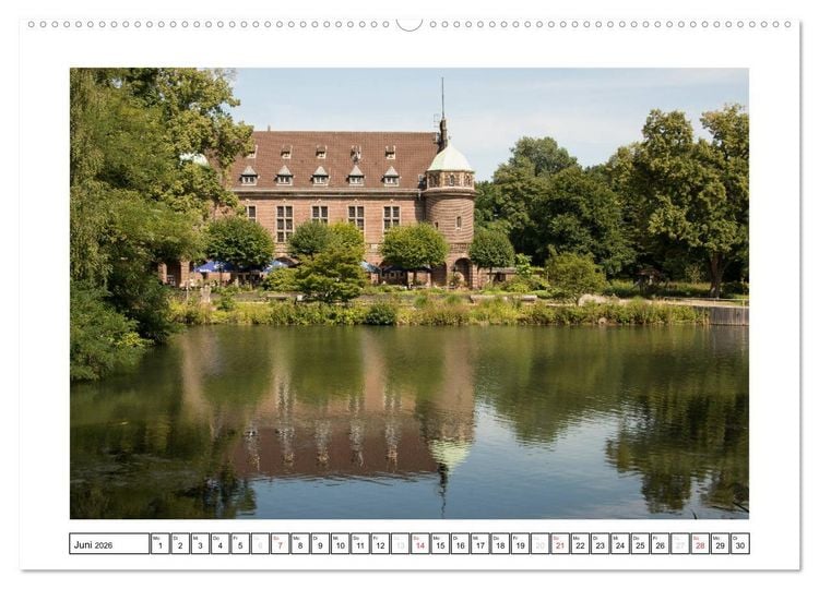 Produktbild: Burgen und Schl&ouml;sser im n&ouml;rdlichen Ruhrgebiet (hochwertiger Premium Wandkalender 2026 DIN A2 quer), Kunstdruck in Hochglanz