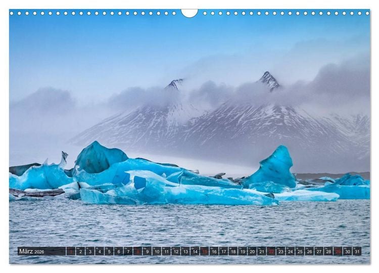 Produktbild: ISLAND Ein fantastisches Erlebnis (Wandkalender 2026 DIN A3 quer), CALVENDO Monatskalender