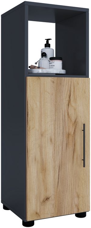 Produktbild: Holz Badm&ouml;bel Midischrank Badschrank Bad Flandu