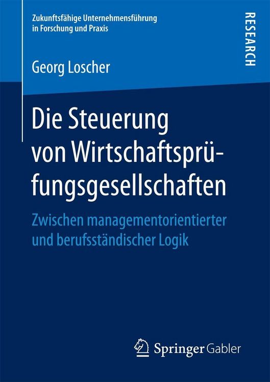 Produktbild: Die Steuerung von Wirtschaftspr&uuml;fungsgesellschaften