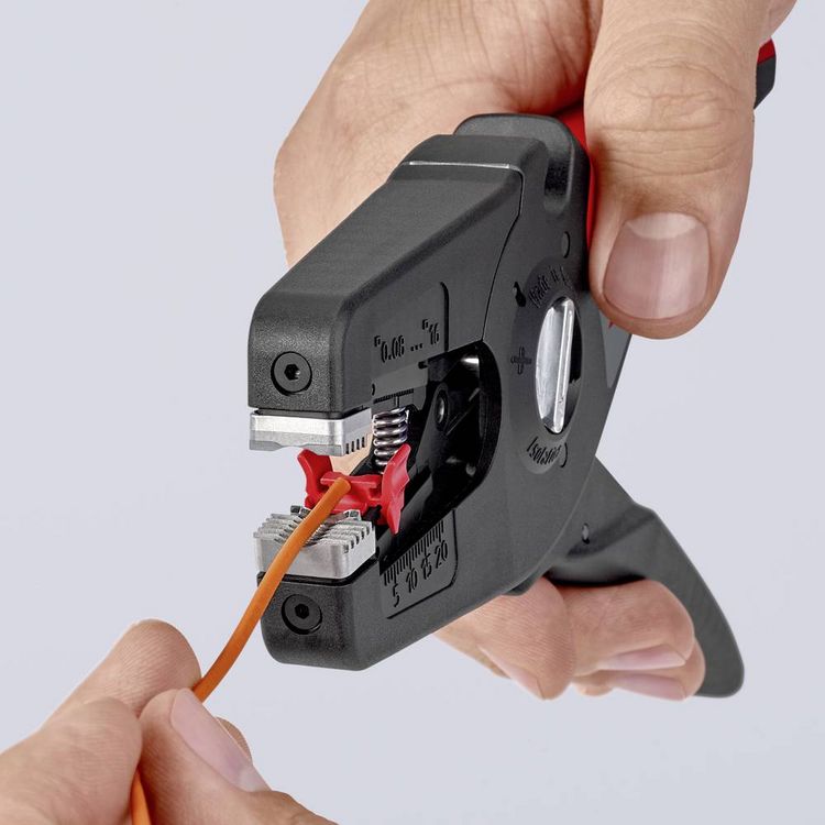 Produktbild: Knipex PreciStrip 16 12 52 195 Automatische Abisolierzange 0.08 bis 16mm