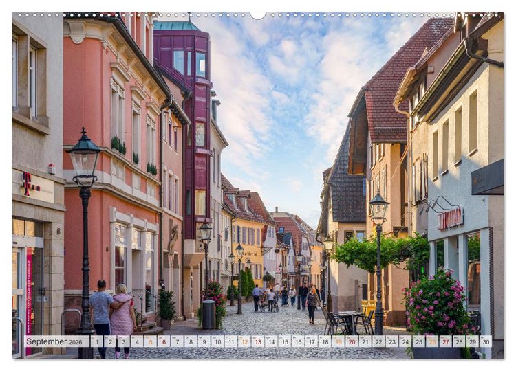 Produktbild: Ettlingen Impressionen (Wandkalender 2026 DIN A2 quer), CALVENDO Monatskalender