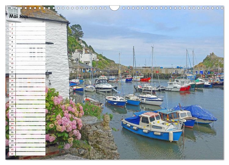 Produktbild: Cornwall. Terminkalender (Wandkalender 2026 DIN A3 quer), CALVENDO Monatskalender