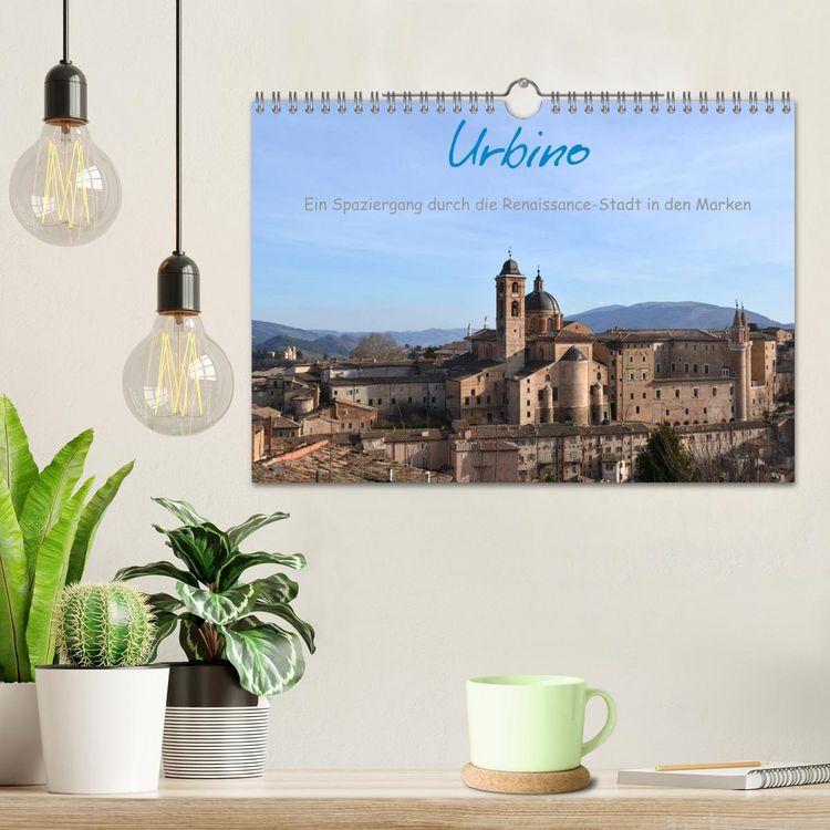 Produktbild: Urbino - Ein Spaziergang durch die Renaissance-Stadt in den Marken (Wandkalender 2026 DIN A4 quer), CALVENDO Monatskalender