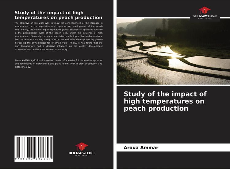 Produktbild: Study of the impact of high temperatures on peach production