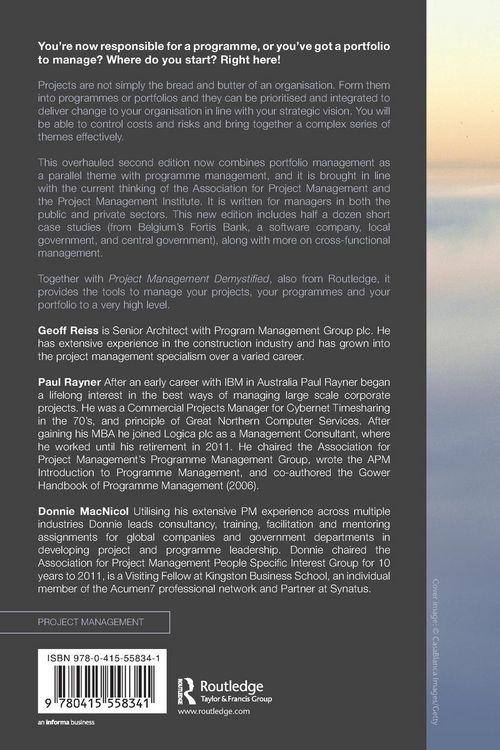 Produktbild: Portfolio and Programme Management Demystified