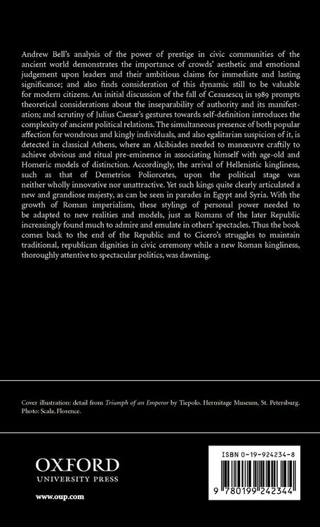 Produktbild: Spectacular Power in the Greek and Roman City