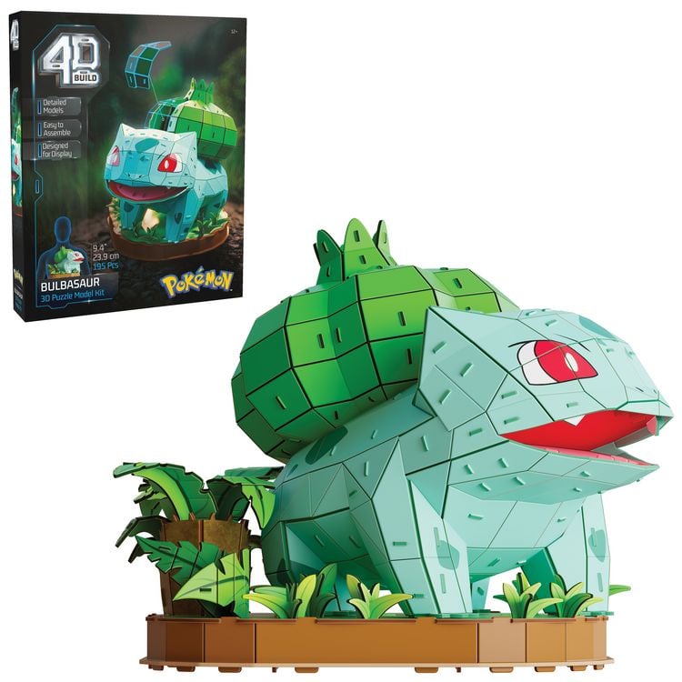 Produktbild: 4D Build - Pok&eacute;mon Bisasam - detailreiches 3D-Puzzle