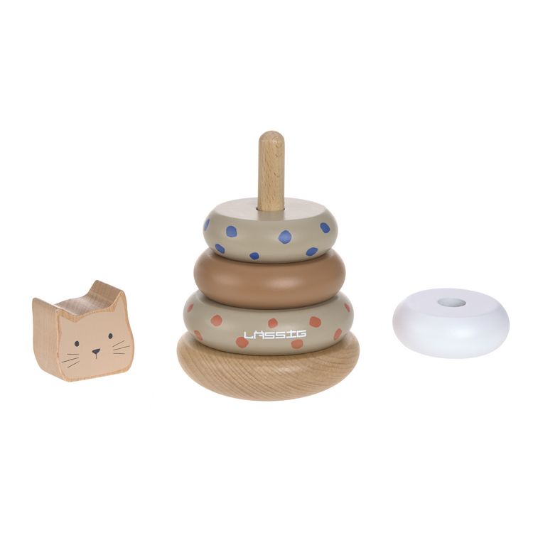 Produktbild: Stacking Ring Tower Wood Little Mateys
