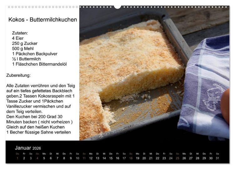 Produktbild: Lieblingsst&uuml;cke (Wandkalender 2026 DIN A2 quer), CALVENDO Monatskalender
