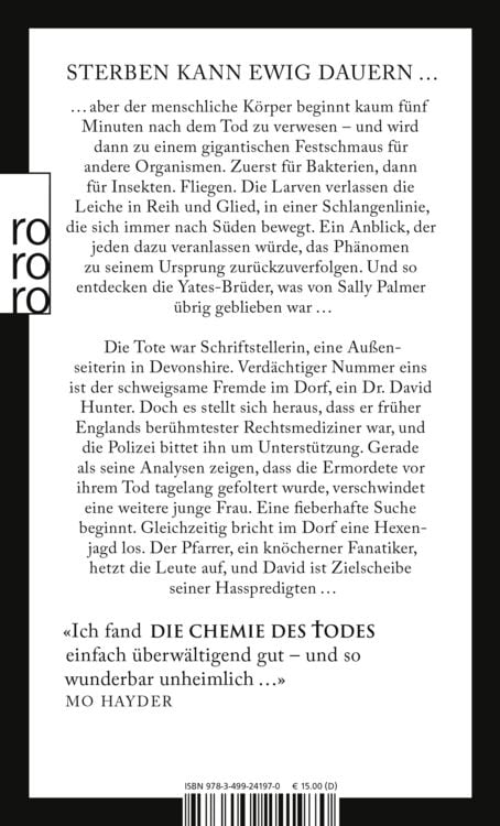 Produktbild: Die Chemie des Todes / David Hunter Band 1