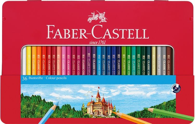 Produktbild: Faber-Castell Buntstift hexagonal 36er-Metalletui