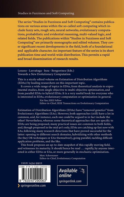 Produktbild: Towards a New Evolutionary Computation