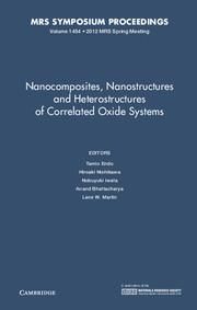 Produktbild: Nanocomposites, Nanostructures and Heterostructures of Correlated Oxide Systems: Volume 1454