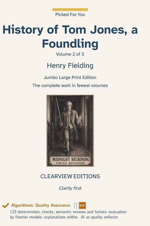 Produktbild: History of Tom Jones, a Foundling - Volume 2 of 3