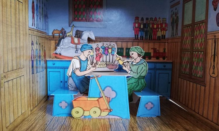 Produktbild: Das Biedermeier-Spielzeughaus